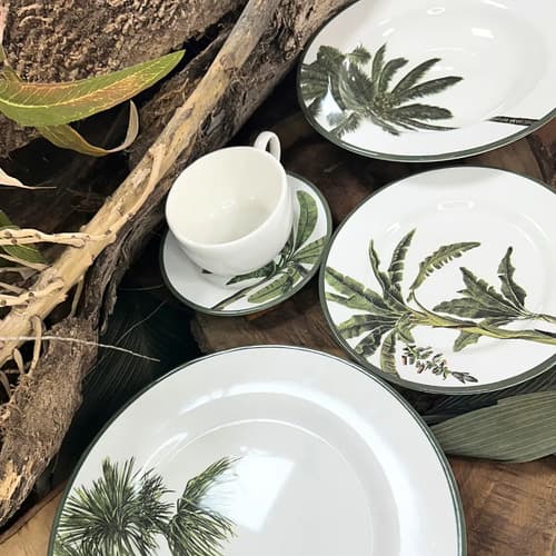 Aparelho De Jantar 20 Peças Malibu Alleanza Decorado Florido - 7