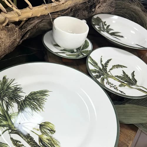 Aparelho De Jantar 20 Peças Malibu Alleanza Decorado Florido - 6