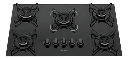 Cooktop Itatiaia Essencial 5 Bocas Preto 127/220v - 1