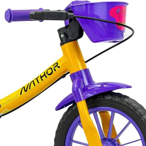 Bicicleta De Equilíbrio Balance Bike Garden Fly 2 Nathor Amarelo - 5
