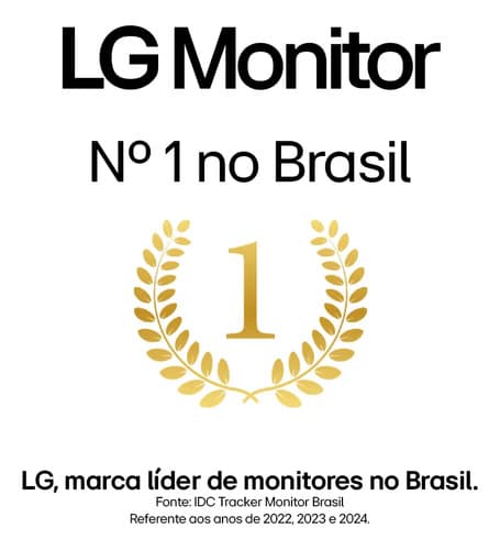 Monitor Pc Gamer LG 24 Ips, Full Hd, 100hz, Hdmi - 24ms500-b (novo Com Caixa Aberta) Preto 127/220v - 3