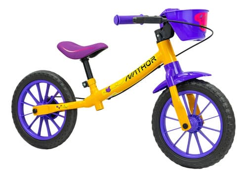 Bicicleta De Equilíbrio Balance Bike Garden Fly 2 Nathor Amarelo - 1