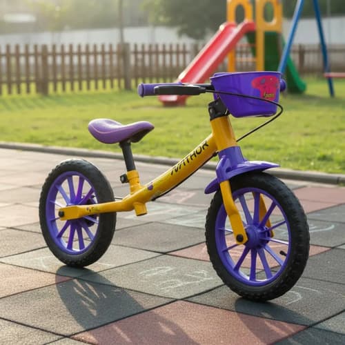 Bicicleta De Equilíbrio Balance Bike Garden Fly 2 Nathor Amarelo - 2