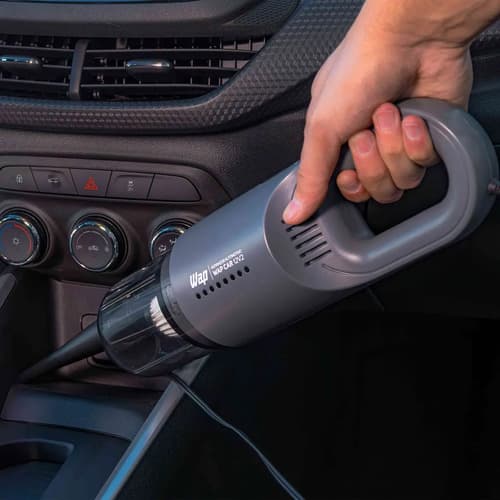 Aspirador Automotivo Portátil Wap Car Com Filtro Hepa E Cabo De 3,7m Cinza-escuro 12v - 4