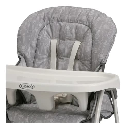 Cadeira De Alimentação Infantil Slim Snacker Cinza - Graco - 5