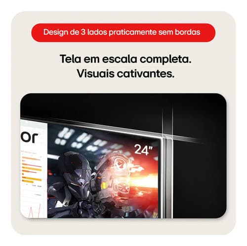 Monitor Pc Gamer LG 24 Ips, Full Hd, 100hz, Hdmi - 24ms500-b (novo Com Caixa Aberta) Preto 127/220v - 7