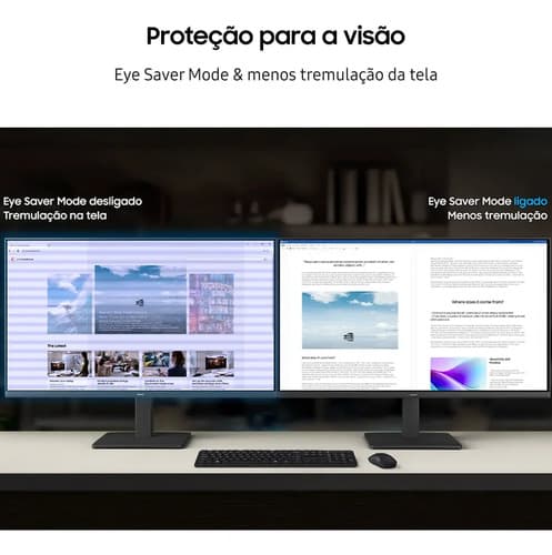 Monitor Gamer Samsung 24  Fhd,120 Hz, Hdmi, Preto, S3 (novo Com Caixa Aberta) - 11