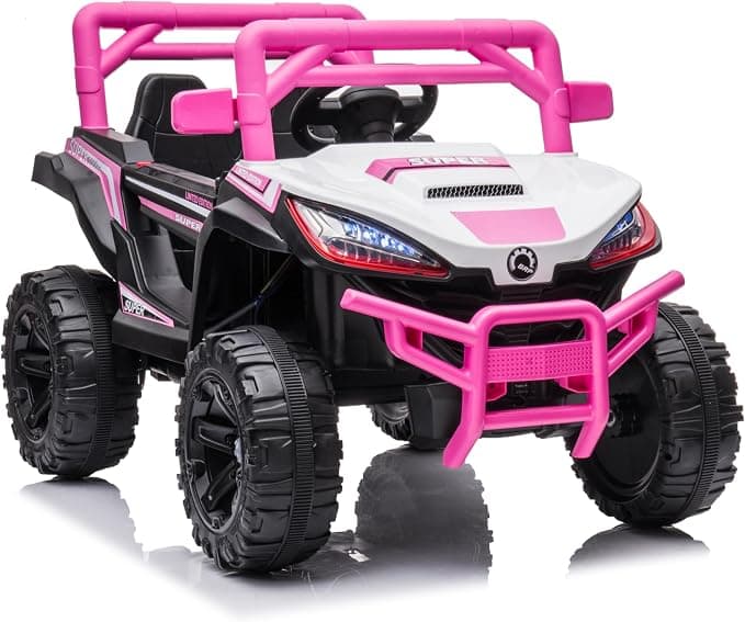 Bang Toys - UTV Elétrico Infantil Solar Cruiser 12V - com Luzes de LED, Sons, Entrada USB/MP3, Suspensão e Controle Remo - 1