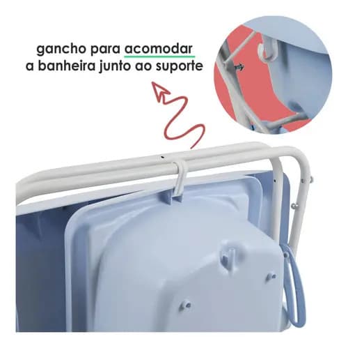 Burigotto Banheira Millenia, Azul Bebê - 12