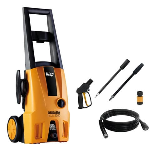 Desobstruidora De Alta Pressão 1500w 1750psi Wap Ousada Plus Ultra 2200 Amarelo/preto 220v 60hz - 5