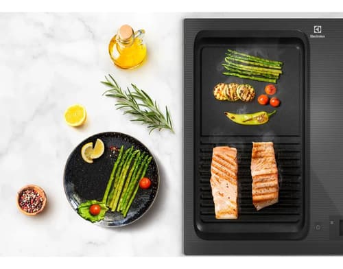 Electrolux Chapa Grill De Ferro Fundido Para Fogão, Indução, Forno E Churrasqueiras Preto - 3