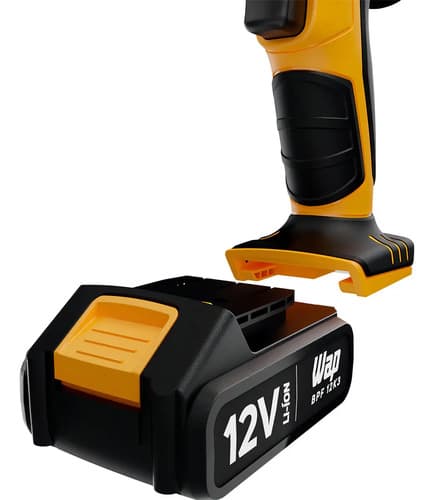 Parafusadeira Furadeira Sem Fio 12v Wap Bpf 12k3 Kit Maleta Amarelo/preto 127/220v 60 Hz - 10