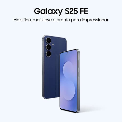 Celular Samsung Galaxy S25 Fe 5g, 128gb, 8gb Ram, Câmera Tripla De 50+12+8, Tela Grande De 6.7 Azul Marinho (novo Com Caixa Aberta) - 3