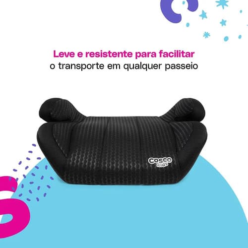 Booster Cosco Kids, Teen, Até 36kg, Preto - 8