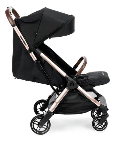 Carrinho De Bebê De Paseio Maxi-cosi Eva Preto Com Chassi De Cor Dourado - 2