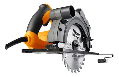 Serra Circular Elétrica Wap Esc1500 7 1/4 Com Guia Laser 1500w Laranja/preto 220v - 7