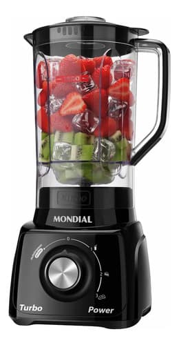 Liquidificador Turbo Power Mondial 550w - L-99 Fb Preto 220v - 1