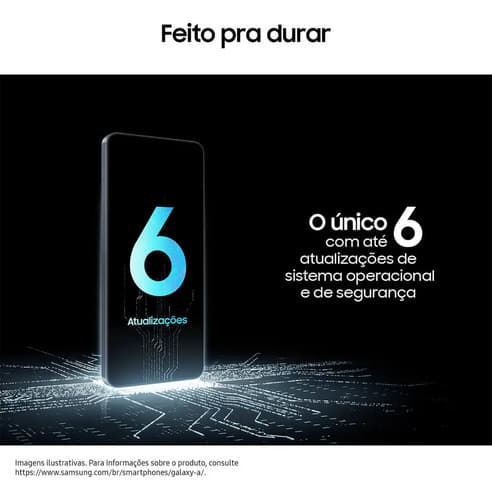 Celular Samsung Galaxy A07 256gb, 8gb, Câmera 50mp, Tela 6.7 , Proteção Ip54, Processador 6nm - Preto (novo Com Caixa Aberta) - 6
