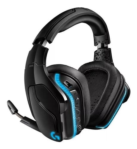 Fone De Ouvido Mic Logitech Gamer G935 Lightsync S/fio Preto (novo Com Caixa Aberta) Preto/azul - 1