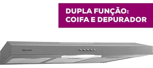 Suggar Slim Dps182pr Exaustor/depurador Prata 127v - 4