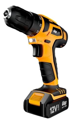 Parafusadeira Furadeira Sem Fio 12v Wap Bpf 12k3 Kit Maleta Amarelo/preto 127/220v 60 Hz - 2
