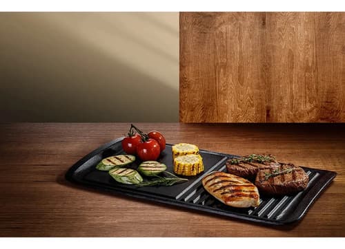 Electrolux Chapa Grill De Ferro Fundido Para Fogão, Indução, Forno E Churrasqueiras Preto - 7