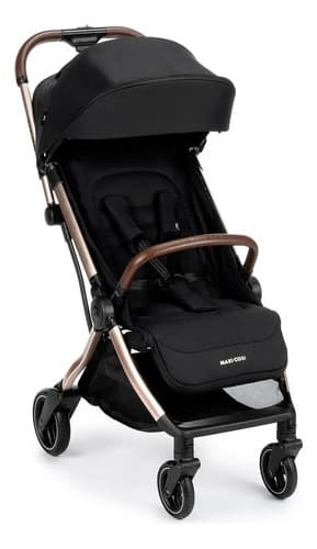 Carrinho De Bebê De Paseio Maxi-cosi Eva Preto Com Chassi De Cor Dourado - 1