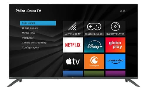 Smart Tv 50 Philco Ptv50va4regb Roku Tv Led Dolby Audio (novo Com Caixa Aberta) - 3