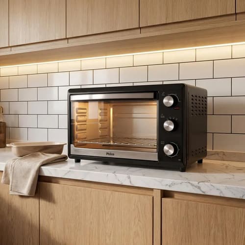 Forno Elétrico Philco 44l Preto Dupla Resistência Pfe44p 220v - 2
