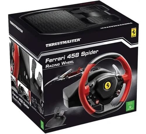 Volante Thrustmaster Ferrari 458 Spider Racing - Xbox One Preto - 1