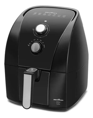 Air Fryer Britânia 5,5l 1500w Antiaderente Redstone Bfr50 220v Preto - 9