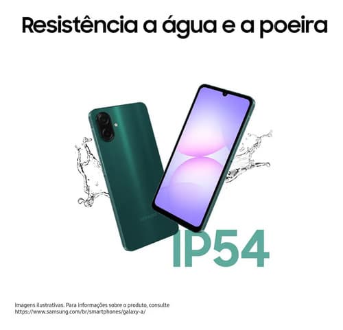 Celular Samsung Galaxy A07 256gb, 8gb, Câmera 50mp, Tela 6.7 , Proteção Ip54, Processador 6nm - Preto (novo Com Caixa Aberta) - 7