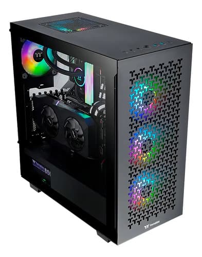 Gabinete V350 Tg Argb Air Mid Tower Thermaltake Cor Preto - 3