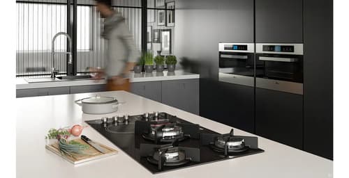 Fogão Cooktop Fischer 5 Bocas Top Elétrico/gás De Mesa Vitrocerâmica Preto - 6