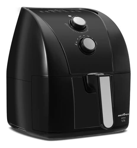 Air Fryer Britânia 5,5l 1500w Antiaderente Redstone Bfr50 220v Preto - 8