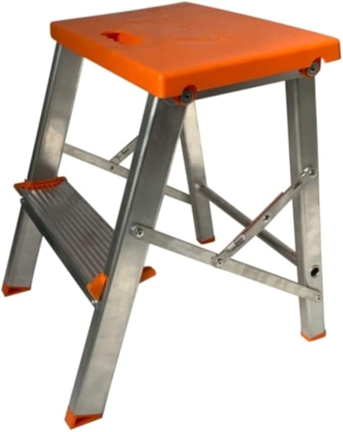 Escada Pequena Dobravel Ágata Doméstica Baq 003 Laranja - 1