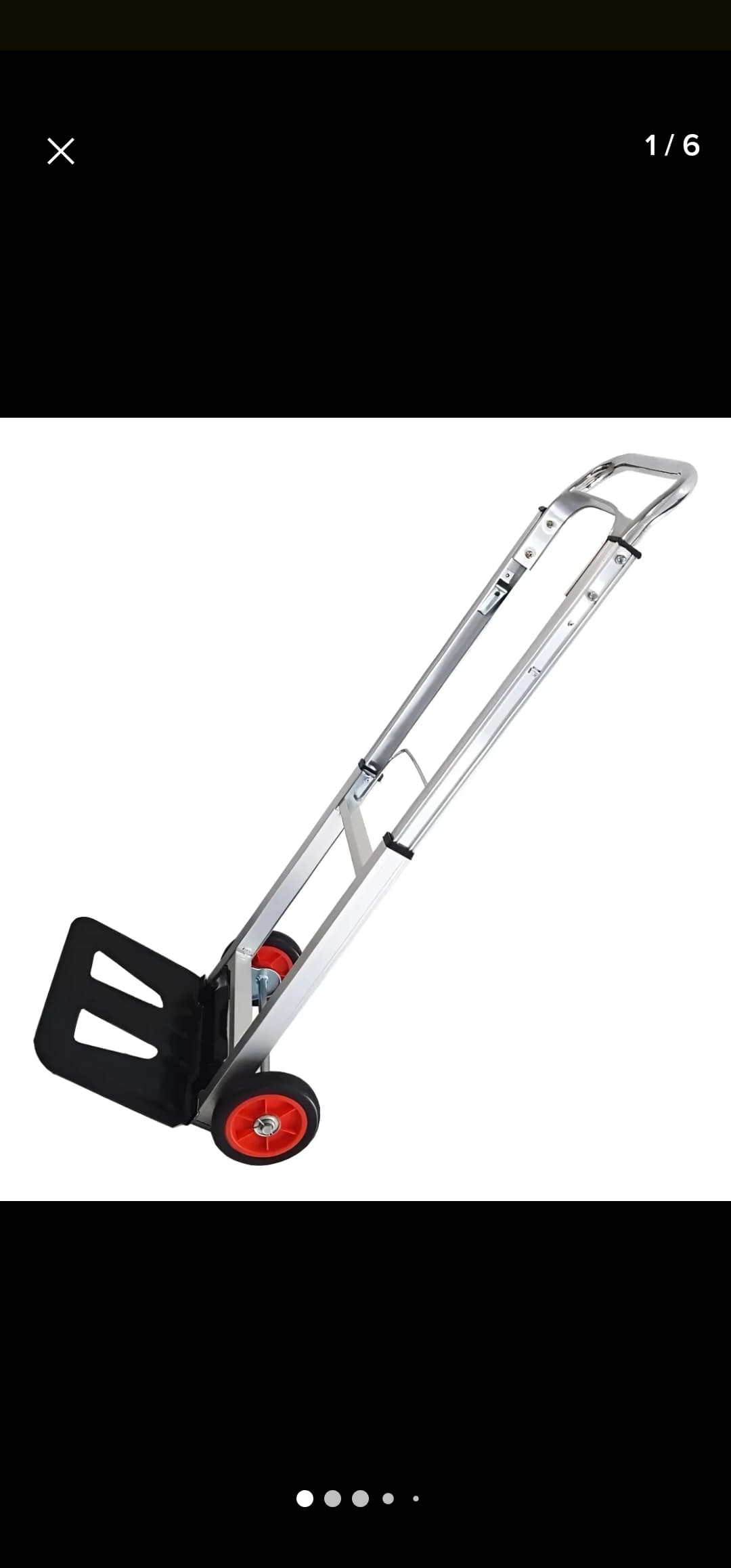 Carro Armazém Carga Dobrável De Alumínio 90kg Beltools - 1