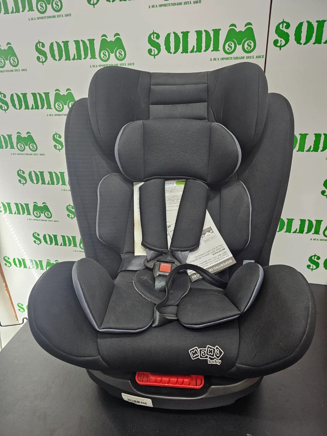 Cadeira de Carro infantil Deluxe 360° Isofix 36kgs Maxi Baby (Preto) - 1